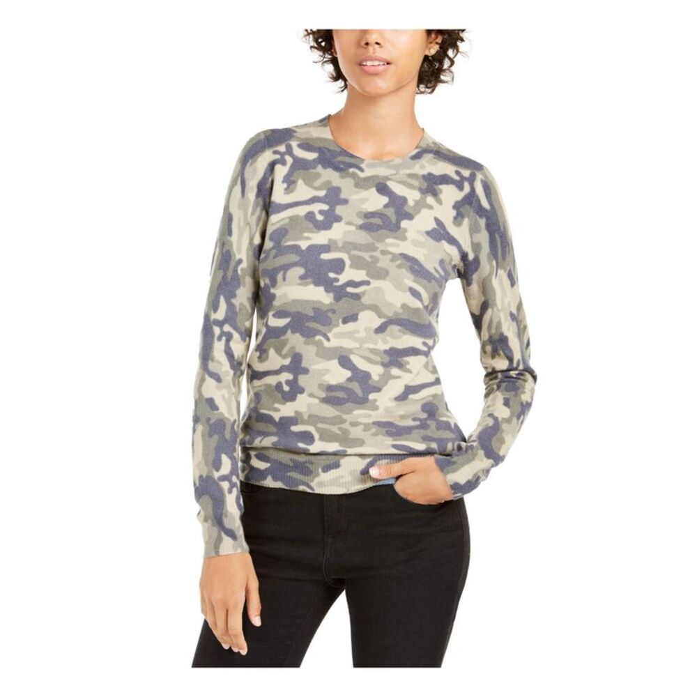 PLANET GOLD Womens Long Sleeve Crew Neck Sweater
